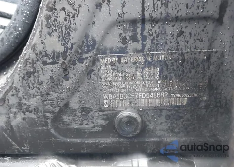 2015 BMW 535 xDrive z USA, uszkodzony, nr VIN WBA5B3C57FD54868